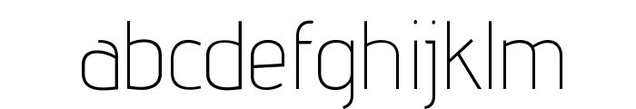 AdventPro-ExtraLight Font LOWERCASE