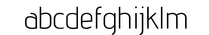 AdventPro-Light Font LOWERCASE