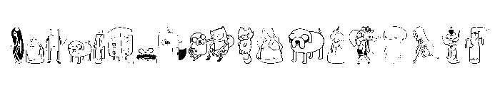 Adventure Time Font UPPERCASE