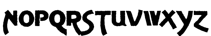 Advertising Gothic Demo Font LOWERCASE