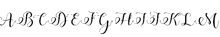 Adyana Font UPPERCASE
