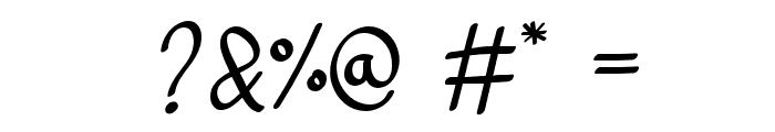 adelithademo-Regular Font OTHER CHARS
