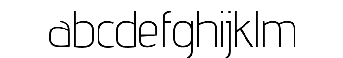advent Extra Light Font LOWERCASE
