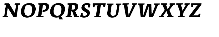 Adagio Serif Bold Italic Font UPPERCASE