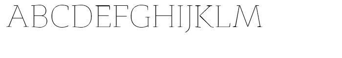 Adagio Serif Extra Light Font UPPERCASE