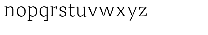 Adagio Serif Light Font LOWERCASE