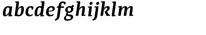 Adagio Serif SemiBold Italic Font LOWERCASE