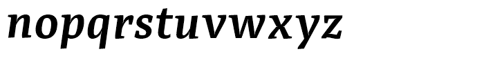 Adagio Serif SemiBold Italic Font LOWERCASE
