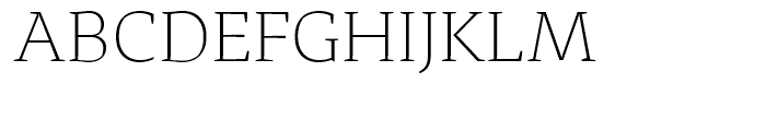 Adagio Serif Thin Font UPPERCASE