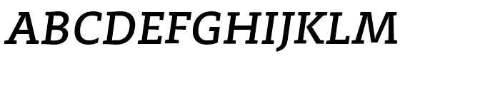 Adagio Slab Medium Italic Font UPPERCASE