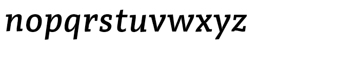 Adagio Slab Medium Italic Font LOWERCASE