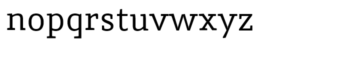Adagio Slab Regular Font LOWERCASE