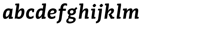 Adagio Slab SemiBold Italic Font LOWERCASE