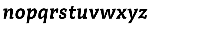 Adagio Slab SemiBold Italic Font LOWERCASE