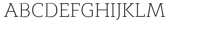 Adagio Slab Thin Font UPPERCASE