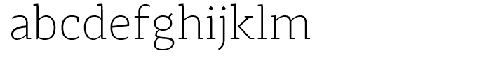 Adagio Slab Thin Font LOWERCASE