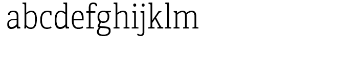 Adelle Condensed Thin Font LOWERCASE