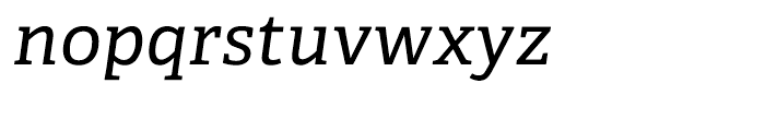 Adelle Italic Font LOWERCASE