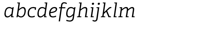 Adelle Light Italic Font LOWERCASE