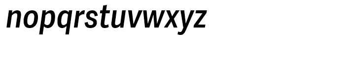 Adelle Sans Condensed SemiBold Italic Font LOWERCASE