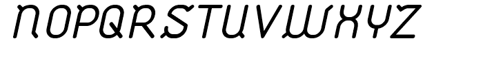 AdnFont Italic Font UPPERCASE