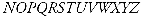 Adobe Garamond Italic Font UPPERCASE