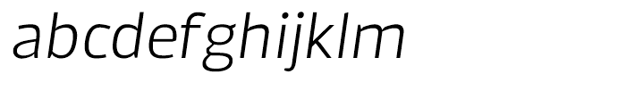 Adonide Light Italic Font LOWERCASE