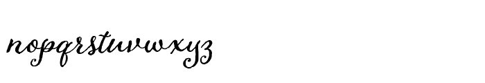 Adorn Bouquet Font LOWERCASE