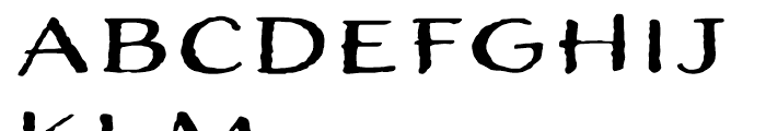 Adorn Sans Expanded Font LOWERCASE