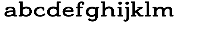Adorn Smooth Slab Serif Bold Font LOWERCASE