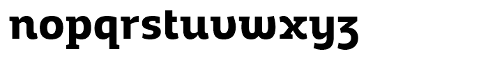 Adria Slab Bold Upright Italic Font LOWERCASE