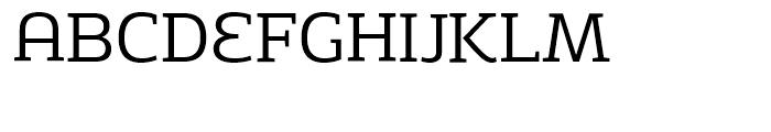 Adria Slab Light Upright Italic Font UPPERCASE