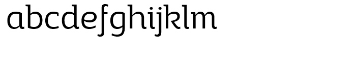 Adria Slab Light Upright Italic Font LOWERCASE