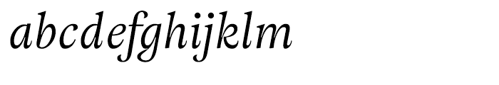 Adriane Text Italic Font LOWERCASE