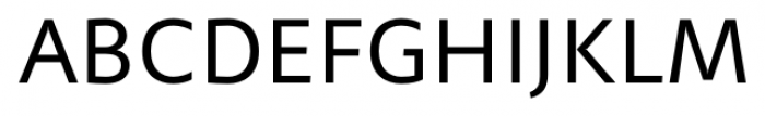 Adagio Sans Regular Font UPPERCASE