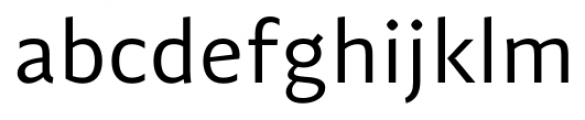 Adagio Sans Regular Font LOWERCASE