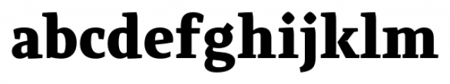 Adagio Serif Black Font LOWERCASE