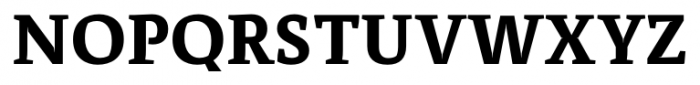 Adagio Serif Bold Font UPPERCASE