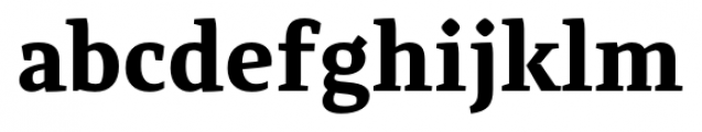 Adagio Serif Bold Font LOWERCASE