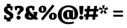 Adagio Serif Heavy Font OTHER CHARS