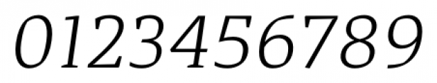 Adagio Serif Light Italic Font OTHER CHARS