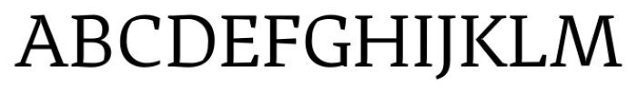 Adagio Serif Regular Font UPPERCASE