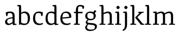 Adagio Serif Regular Font LOWERCASE