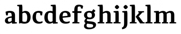 Adagio Serif Semi Bold Font LOWERCASE