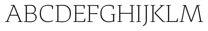 Adagio Serif Thin Font UPPERCASE