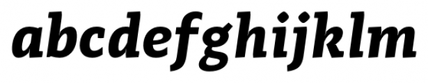 Adagio Slab Bold Italic Font LOWERCASE