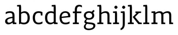 Adagio Slab Regular Font LOWERCASE