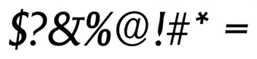 Adelon Serial Italic Font OTHER CHARS