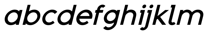 Adequate Medium Italic Font LOWERCASE