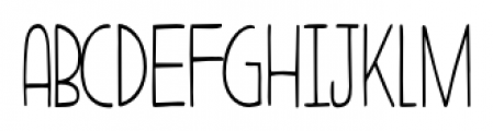 Aderyn Condensed Font LOWERCASE